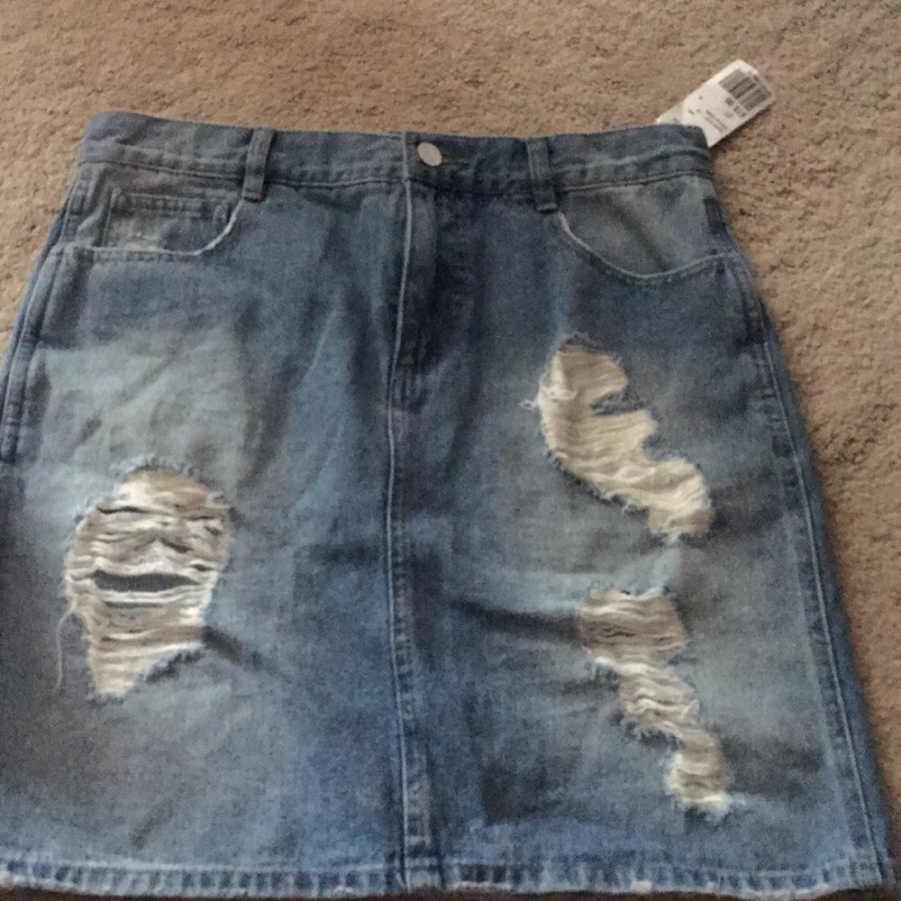 Forever 21 jean skirt